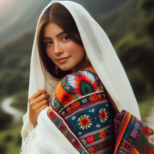 Rebozo Blanco para Regalo de Bodas