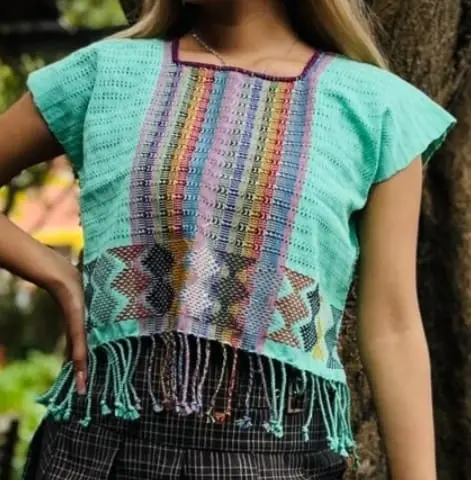 Gewebte Bluse